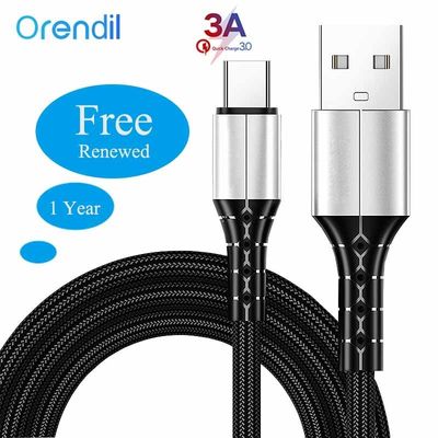 Orendil USB Type C Charger Cable for Huawei Redmi note 8 Qui