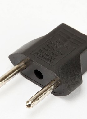 EU adapter plug 2 pin to EU 2 round pin plug socket TRAVEL C