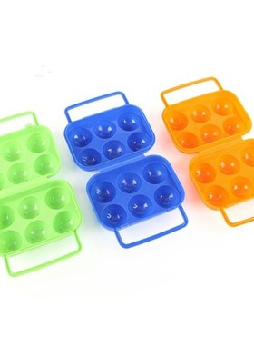 Portable 6 Eggs Tray Holder Egg Storage Box Storage Containe