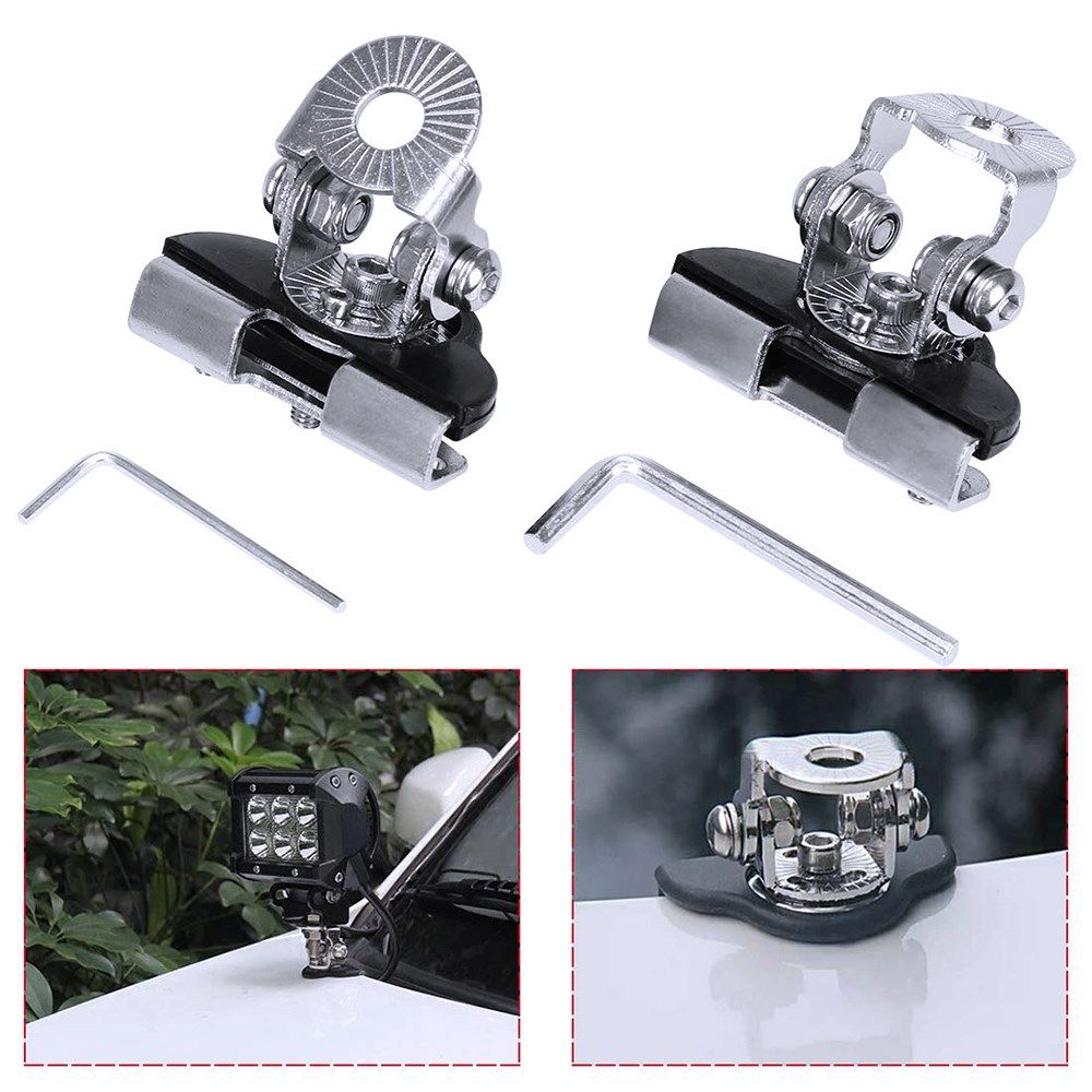 led work light mount bracket clamp holder for offroad sv atv