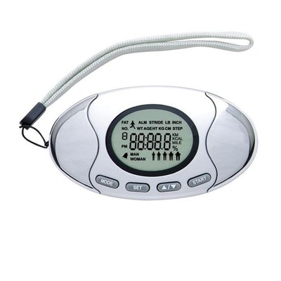 Step Counter Walking 3D Digital Pedometer with Strap Accurat
