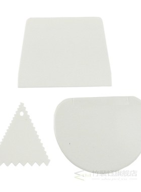 B- Enjoy large cream scraper plastic trapezoid