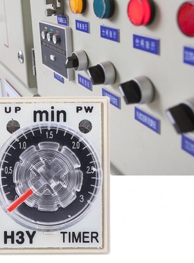 H3Y-2 Time Relay Power On Delay Timer 0.01S 0-3M Minute 8 Pi