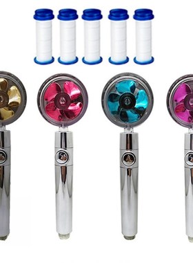 Universal High Pressure Little Waist Shower Head 360 Rotated