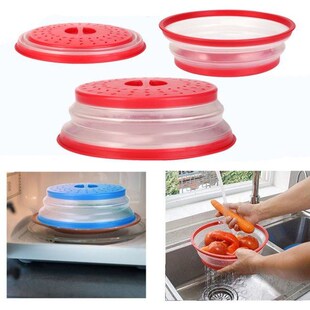 Collapsible Microwave Cover Silicone Fruit Vegetables Coland