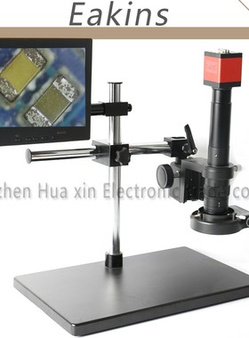 13MP 720P HDMI VGA Industry Video Microscope Camera+Big Stan