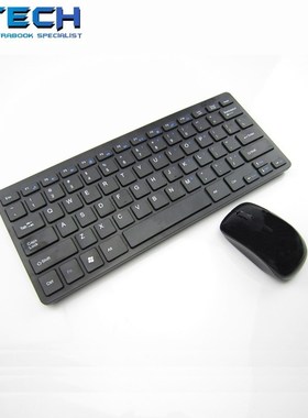 Wireless Keyboard Mouse Combo USB Wifi Compact White Black O