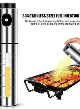 304 Stainless Steel Oil Spray Bottle Barbecue Kitchen Cookin