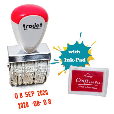 Date Stamps New Creative DIY Business Rubber Stamp with Adju