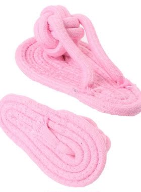 1pcs Cotton Rope Dog Toy Slipper Shoes Shape Pet Dog Biting