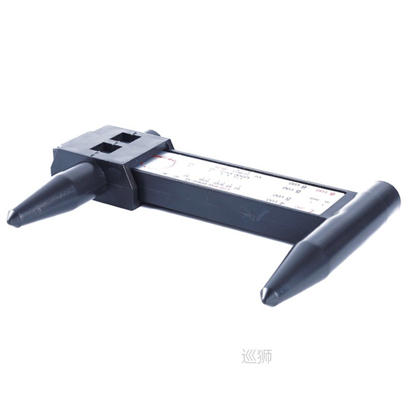 Wheel Rim Bolt Pattern Sliding PCD Measuring Tool Gauge Rule