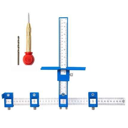 3pcs/set Cabinet Hardware Jig Drill Guide Sleeve Drawer Pull
