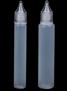2PCS Reuse Plastic Glue Applicator Needle Squeeze Bottle for