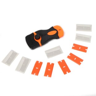 Car Sticker Remover Edge Blade Razor Scraper Set Window Plas