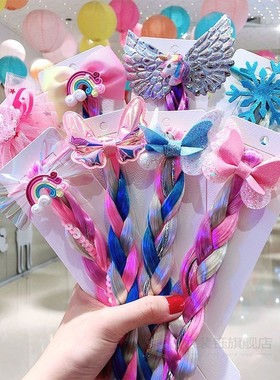 nicorn Party Decoration Girls Colorful nicorn Hair s Birthda