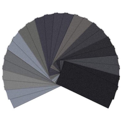 108Pcs Wet and Dry Fine Sandpaper Assortment 60 to 3000 Grit