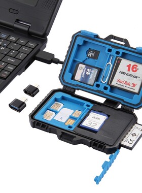 PULUZ Memory Card Case USB 3.0 SD CF TF Reader + OTG Fuction