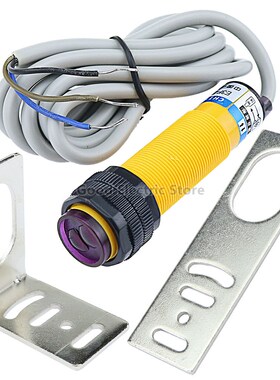 1pcs E3F-DS30P1 M18  6-36V DC 3 lines PNP NC 30cm adjustable