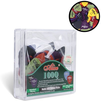 100Pcs/set New Acoustic Picks Plectrum Celluloid Electric Sm