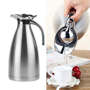 2L Stainless Steel Thermal Jug Vacuum Flask Hand Pressing Ty