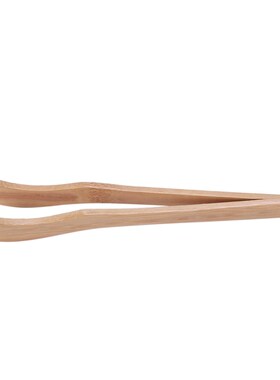 Wood Color Bamboo Chinese Kongfu Tea Tong Tweezers Teaware 6