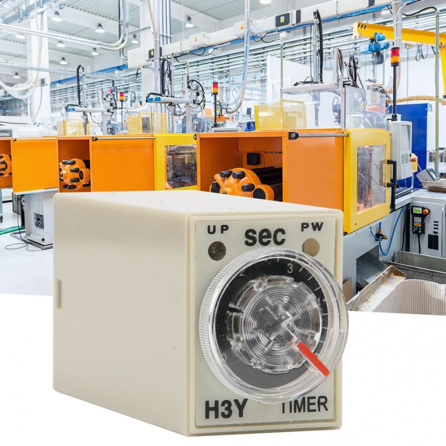 1pcs H3Y-2 Delay Timer AC 220V 8P Time Relay 0~5 Second Dial