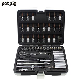 Tool Set Op53PCS Car Repair Tools Ratchet Socket Wrench Tool