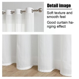 White Curtain Tulle Curtains For Living Room Decoration Bedr