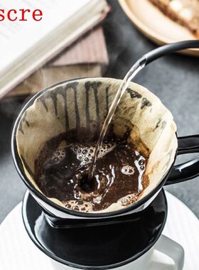 100pcs Coffee Filter Paper Cone 3-4Cups Dripper Coffee Filte