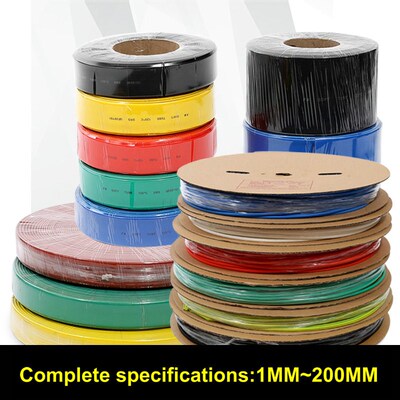 FreeShipping 200meters/set  3.5MM heat Shrink Tubing Tube Sl