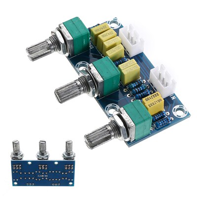 Tool Parts 1pc XH-M802 Passive Tone Board Volume Bass Treble