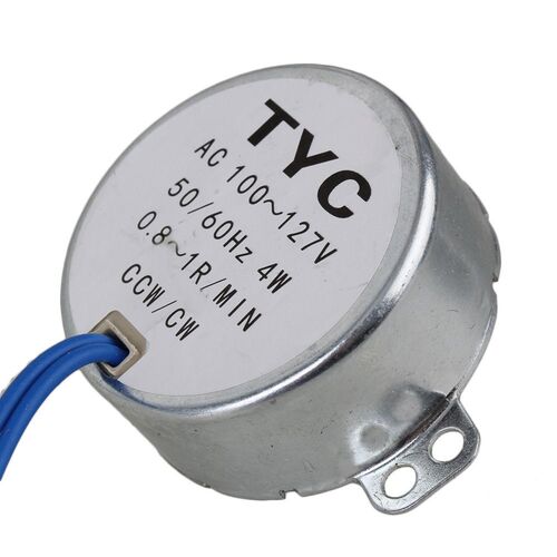 TYC-50 AC 110V Synchronous Motor 0.8-1RPM CW/CCW 4W Torque 1