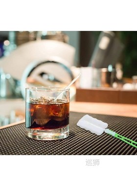 Black PVC Tableware Mat Soft Rubber Mat for Bar Home Restaur