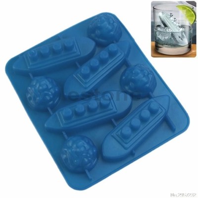 Silicone Ice Cube Trays Mold Carving Maker Mould Titanic Sha