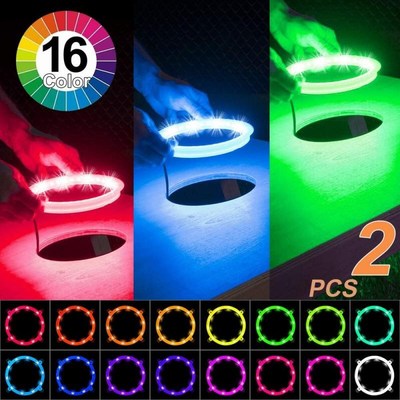 2PCS Novelty Cornhole LED Lights, Ultra Bright Board Corn Ho
