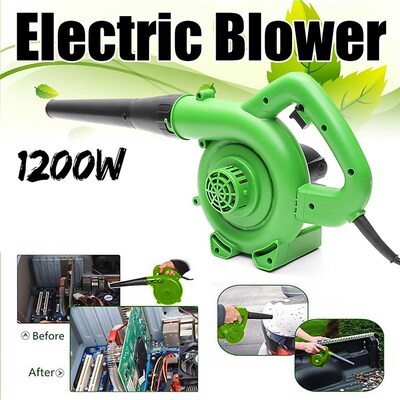 /1200W Portable Electric Air Blower Handheld Garden Leaf Col