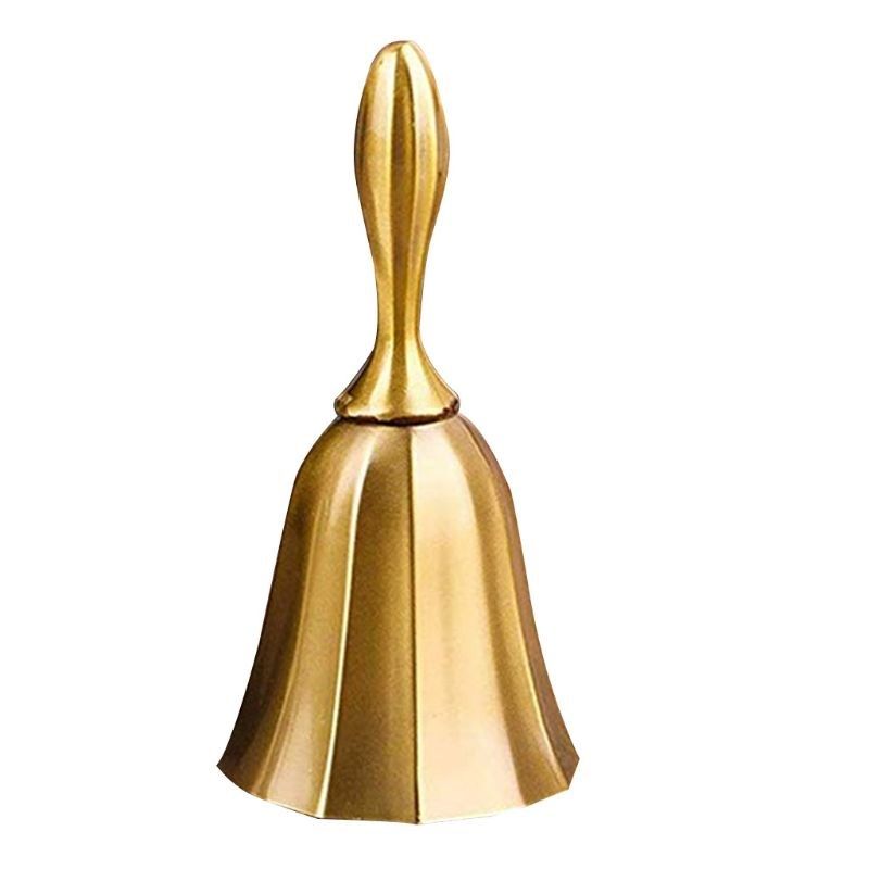 metal hand bell calls bell bar counter dining hall table bel