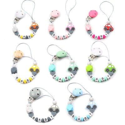 Cartoon Baby Silicone Teether Pacifier Safety Appease Toys N