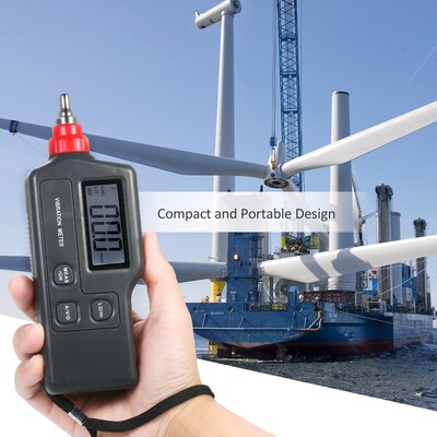 Portable Digital Vibration Meter Analyzer Tester AC Output A
