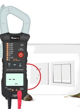 X3 Fully Intelligent True RMS Clamp Meter 6000 Counts Automa