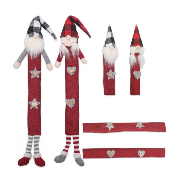 Handle Cover Christmas Ornaments Faceless Dwarf Gloves Kitch