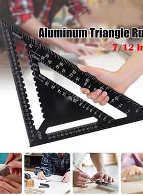 Triangular Ruler High-precision Aluminum Alloy Angle Protrac