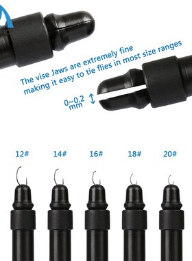 Iron Rotary Fly Tying Vise With Heavy Duty Base Fly Hook Too