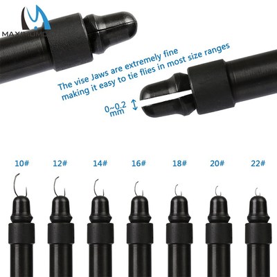 Iron Rotary Fly Tying Vise With Heavy Duty Base Fly Hook Too