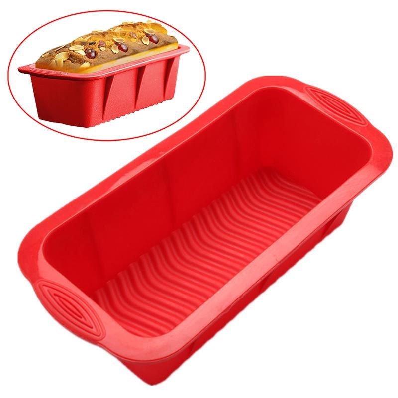 Non-stick Silicone Bread Loaf Cake Mold Rectangle Baking Pan