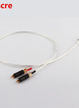 Odin Silver Plated Wire 2RCA to 3.5mm Audio Cable HiFi Stere