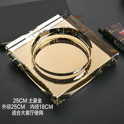 Crystal ashtray home sitting room boutique European large