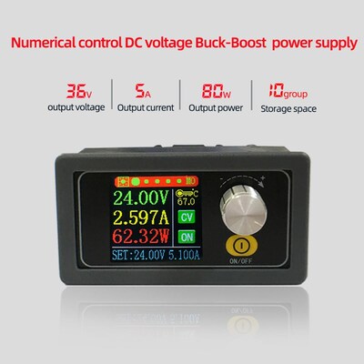 XYS3580 DC DC Buck Boost Converter CC CV 0.6-36V 5A Power Mo