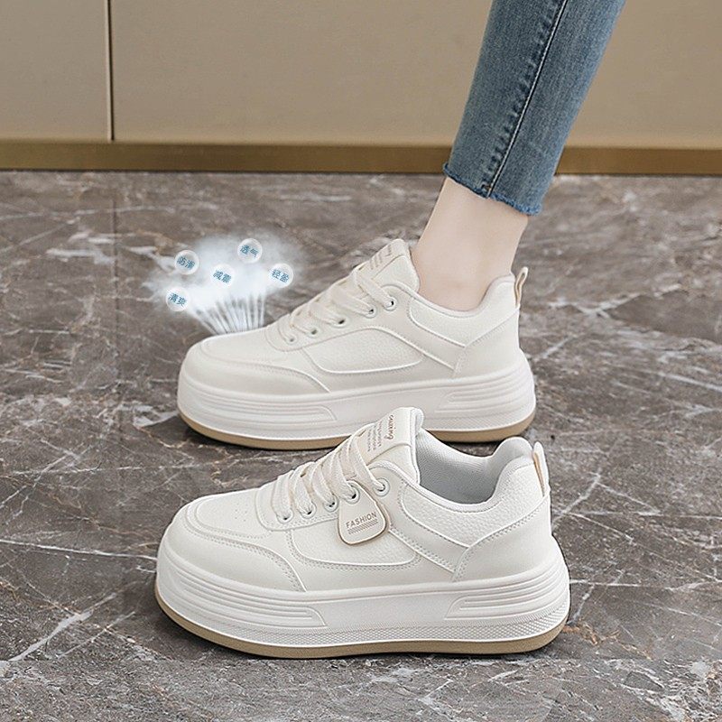 34小码学生板鞋女2026春季爆款小个子厚底增高小白鞋休闲运动鞋子,女鞋,休闲板鞋,淘宝优惠券,粉丝福利购,淘宝优惠卷