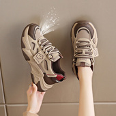 轻便老爹鞋 踩屎感网面运动鞋 2025新款 百搭软底休闲旅游鞋 女款 春季